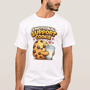 Emotionele Steun Koekje Schattig Grappig Koekje T-shirt