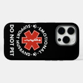 Emotionele steun man niet huisdier Case-Mate iPhone case (Achterkant (horizontaal))