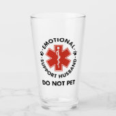 Emotionele steun man niet huisdier glas (Voorkant)