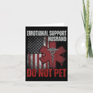 Emotionele steun man niet huisdier kaart