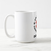 Emotionele steun man niet huisdier koffiemok (Links)