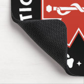 Emotionele steun man niet huisdier muismat (Hoek)