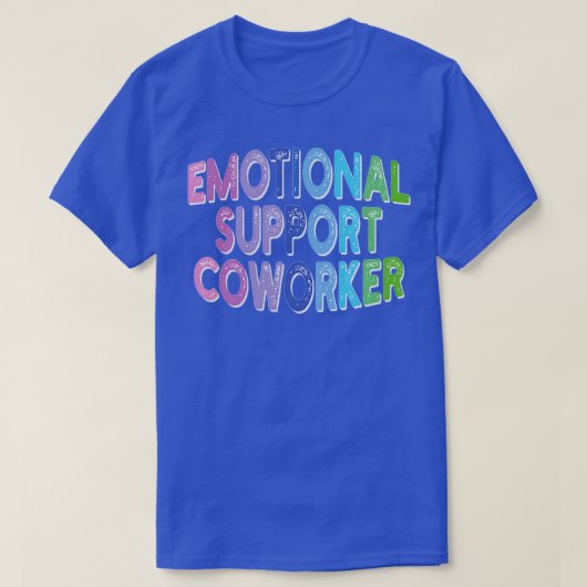 Emotionele steun medewerker t-shirt (Design voorkant)