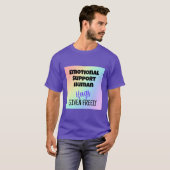 Emotionele steun Menselijke Knuffels Regenboog T-shirt (Voorkant volledig)