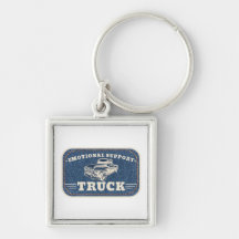 Emotionele Steun Truck Vintage Patch Ontwerp