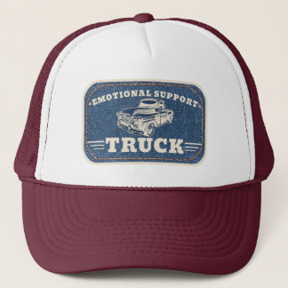 Emotionele Steun Truck Vintage Patch Ontwerp Trucker Pet