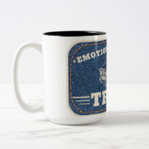 Emotionele Steun Truck Vintage Patch Ontwerp