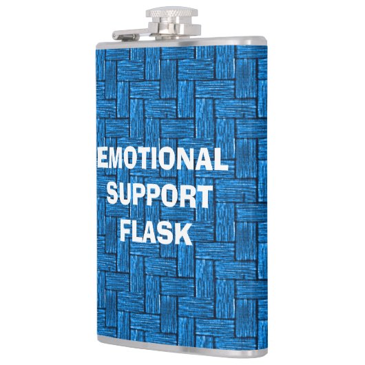 Emotionele steun turquoise fles heupfles (Links)