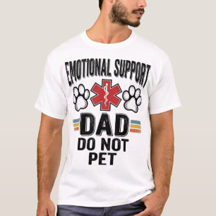 Emotionele steun vader niet aaien vintage shirt on
