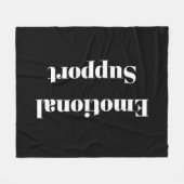 Emotionele support fleece deken (Voorkant (Horizontaal))