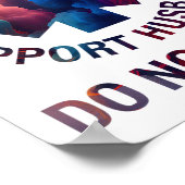Emotionele support niet afspelen poster (Hoek)