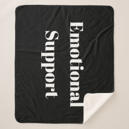 Emotionele support sherpa deken