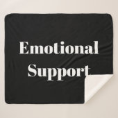 Emotionele support sherpa deken (Voorkant (horizontaal))