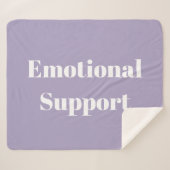 Emotionele support sherpa deken (Voorkant (horizontaal))