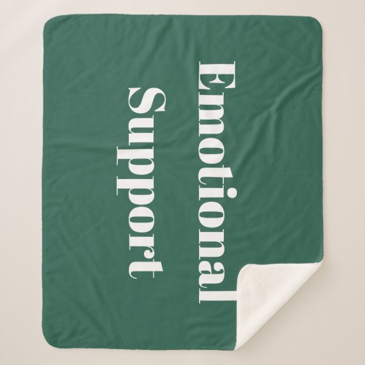 Emotionele support sherpa deken (Voorkant)