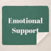 Emotionele support sherpa deken (Voorkant (horizontaal))