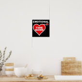 Emotionele Tijdbom Grappig Poster Bord (Keuken)