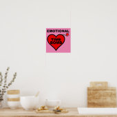 Emotionele Tijdbom Grappig Poster Bord (Keuken)