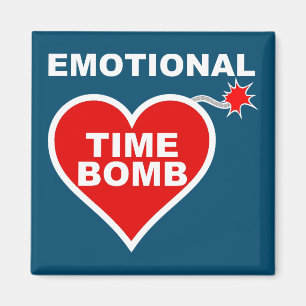 Emotionele Tijdbom Grappige Koelkastmagneet Magneet