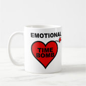 Emotionele Tijdbom Grappige Mok of Reisbeker (Links)