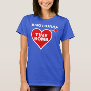 Emotionele Tijdbom Grappige T-Shirt Tees