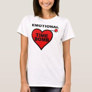 Emotionele Tijdbom Grappige T-Shirt Tops