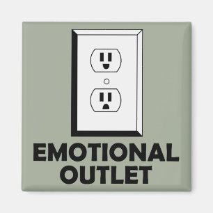 Emotionele Uitlaatklep Grappige Koelkastmagneet Re Magneet