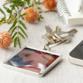 Emotionele vrije Herfst - Zelfportret Sleutelhanger (Zijkant)