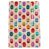 Emotions Colorful Faces Medium Cadeauzakje (Achterkant)