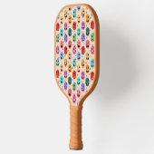 Emotions Colorful Faces Pickleball Paddle (Links)
