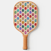 Emotions Colorful Faces Pickleball Paddle (Achterkant)