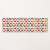 Emotions Colorful Faces Yogamat (Voorkant (horizontaal))