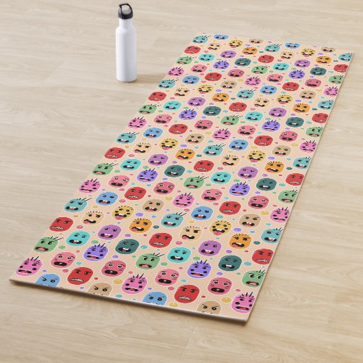 Emotions Colorful Faces Yogamat (In situ)