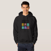 Emotions Make Us Human Retro Mental Health Positiv Hoodie (Voorkant volledig)