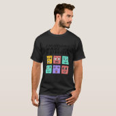 Emotions Make Us Human Retro Mental Health Positiv T-shirt (Voorkant volledig)