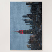 EMP ST-gebouw in Red Dusk Skyline Legpuzzel (Verticaal)