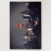 Emp St gebouw in Red Night Skyline Legpuzzel (Verticaal)