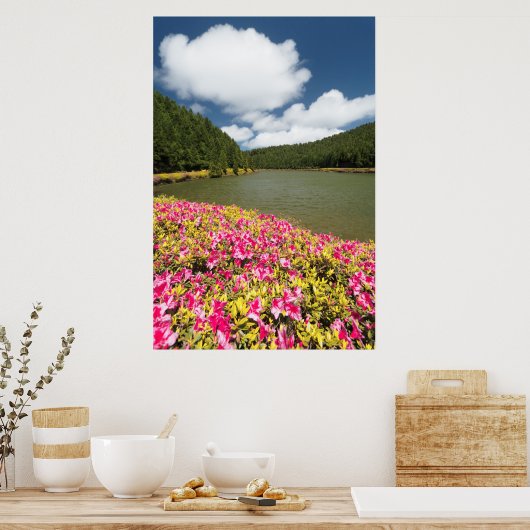 Empadas Lakes, Azoren Poster (Keuken)