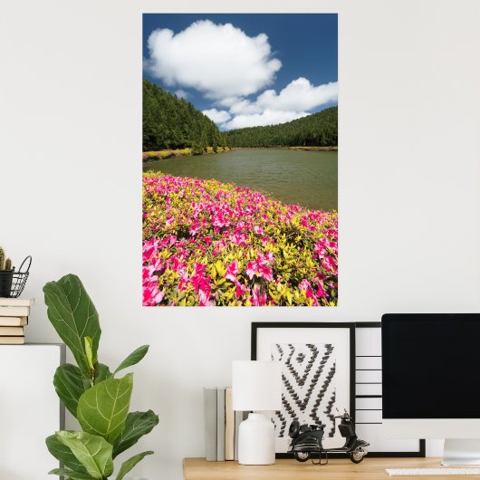 Empadas Lakes, Azoren Poster (Thuiskantoor)