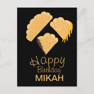 Empanada Hand Getekende Verjaardag Briefkaart
