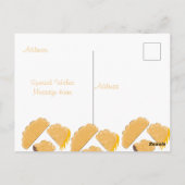 Empanada Hand Getekende Verjaardag Briefkaart (Achterkant)