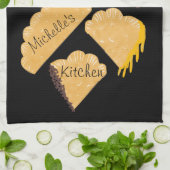 Empanada Vlees Kaas Druppelend Handgetekend   Theedoek (Gevouwen)