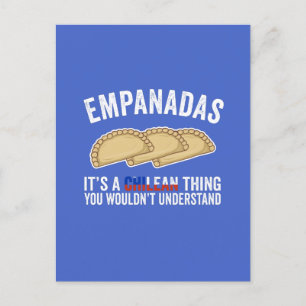 Empanadas Het is een Chileense ding dat je niet zo Briefkaart