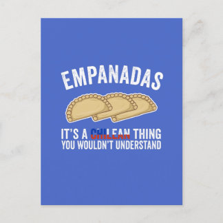 Empanadas Het is een Chileense ding dat je niet zo Briefkaart