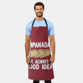 Empanadas is altijd een goed idee voor T-Shirt Schort (Gedragen)