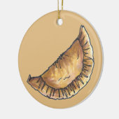 Empanadas Latijns-Amerikaans gebakken brood Keramisch Ornament (Links)