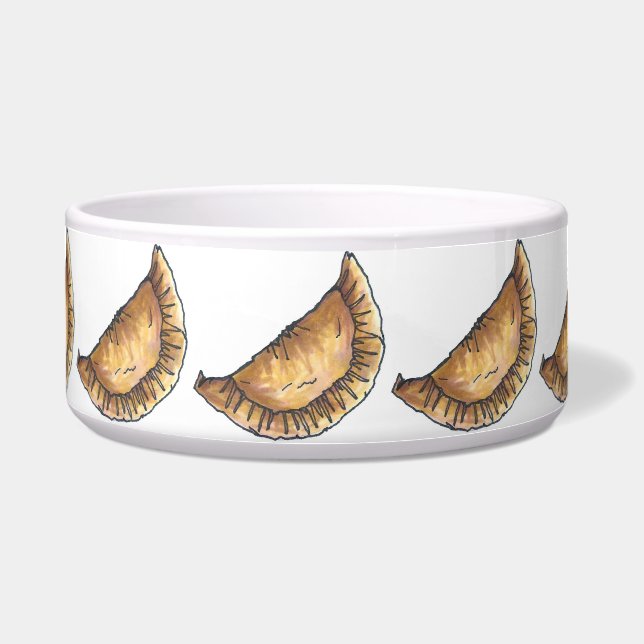 Empanadas Latijns-Amerikaans gebakken brood Voerbakje (Voorkant)