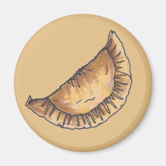 Empanadas Latijns-Amerikaanse Fried Pastries Food Magneet (Voorkant)