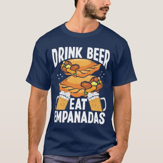 Empanadas Maker Beer Drinking Lover Latin Food boy T-shirt (Voorkant)