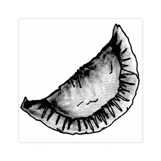 Empanadas Spaans Latijns-Amerikaans kaasdeeg Rubberstempel (Afrduk)